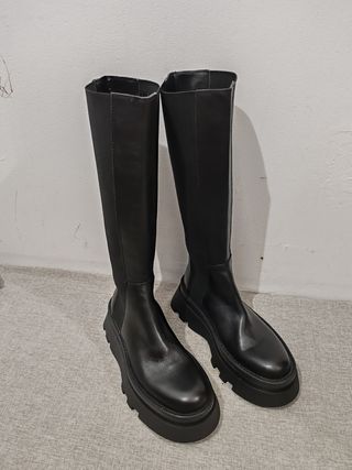 Botas altas Zara negras