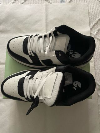 Scarpe Off-White nere e bianche mai indossate