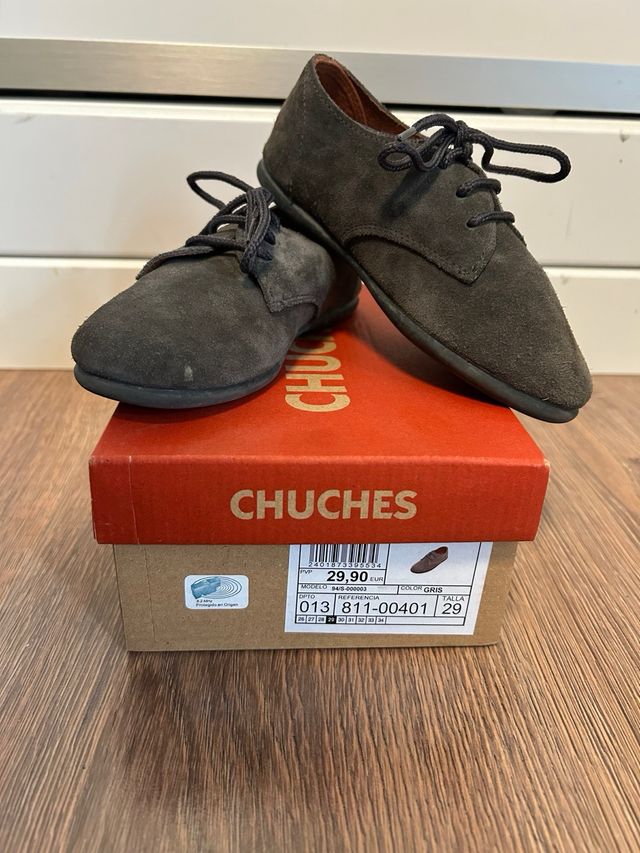 Zapatos blucher con cordones niño