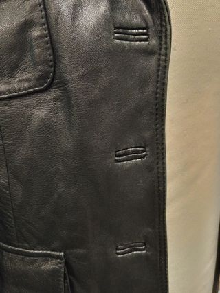 Giacca in vera pelle donna nera