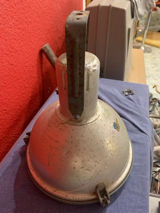 Luci per piscina in metallo e vetro anni '70