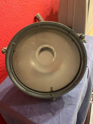 Luci per piscina in metallo e vetro anni '70