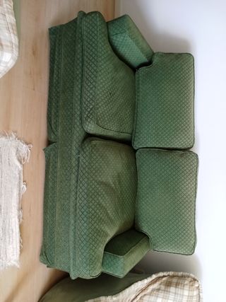 Sofá verde