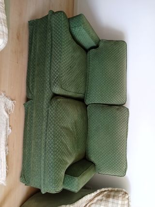 Sofá verde