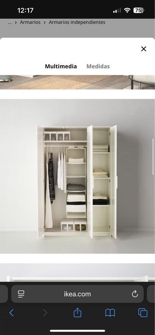 Armario Brimnes Ikea Blanco