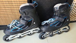 Patines en línea Oxelo negros talla 42