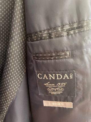 Americana Candas Azul Jaspeada 
