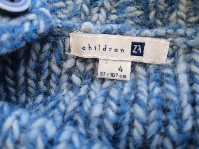 Jersey Zara Niña Azul Degradado