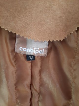 Giacca in camoscio marrone