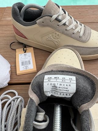 Scalpers Bambas Beige/Gris Hombre