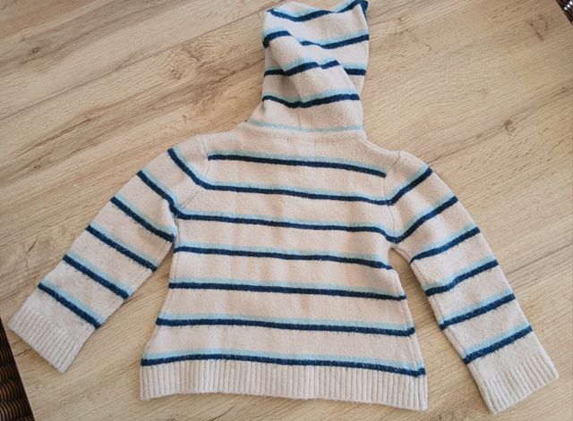 Jersey Zara Niña con Capucha Rayas