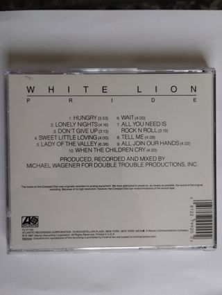 CD White Lion - Pride