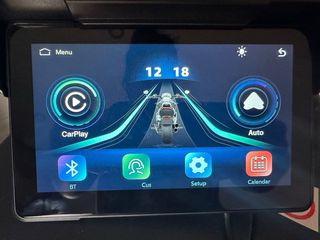 LAMTTO Pantalla 7 CarPlay Moto Android Auto