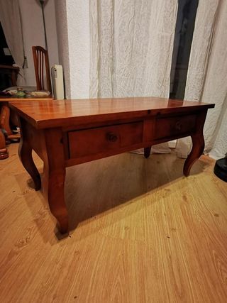 Mesa de centro madera maciza estilo provenzal
