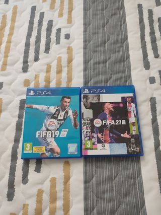 2 Juegos PS4 FIFA 19 y FIFA 21