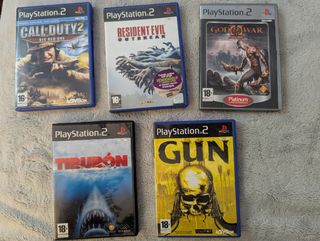 Lote 5 Juegos Playstation 2