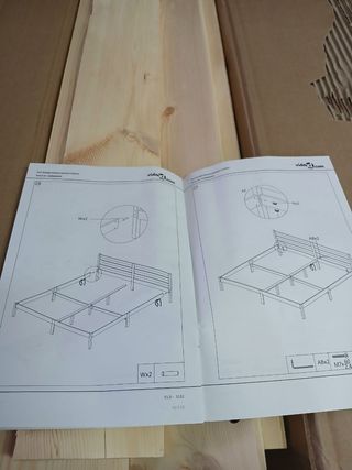 vidaXL Estructura de cama 200x200cm