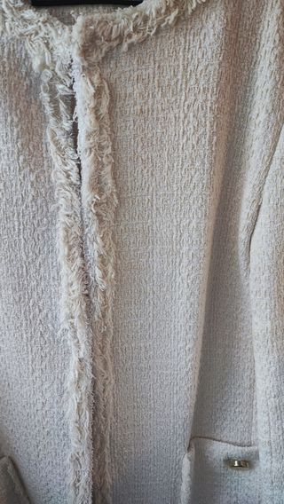 Americana Zara Basic blanca