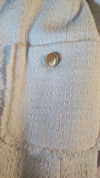 Americana Zara Basic blanca