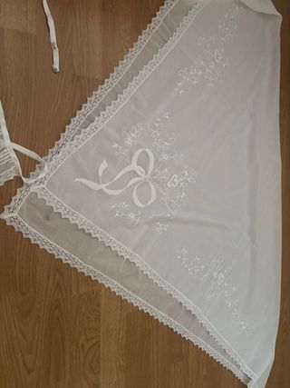 Manteletas Falleras Niña Blancas