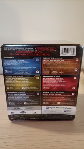 Resident Evil 4K UHD 6-Movie Collection Steelbook
