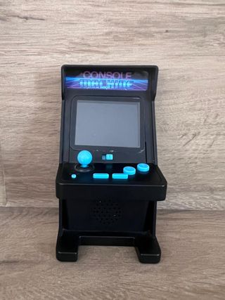 Mini Máquina Arcade Negra y Azul