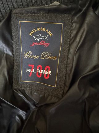 Chaqueta de plumón gris