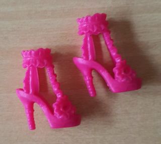 Zapatos Barbie Miniatura Rosa