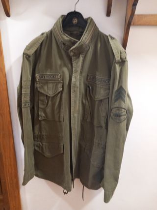 Chaqueta militar verde talla L