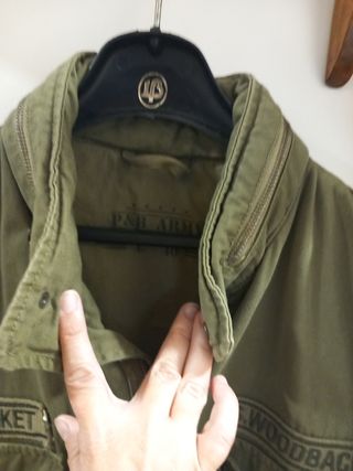 Chaqueta militar verde talla L