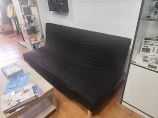 Sofá cama tela negro