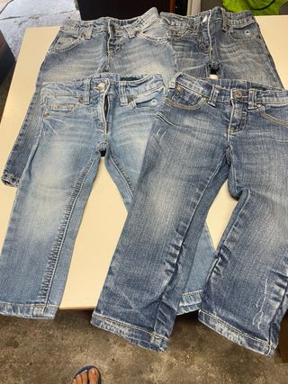 4 Jeans Neonati 12/18 Mesi
