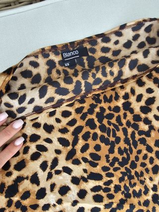Vestido Leopardo Mujer Talla S