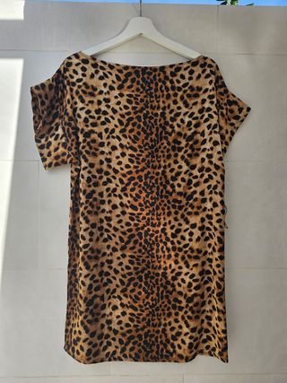 Vestido Leopardo Mujer Talla S