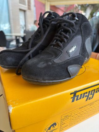 Zapatillas Moto Furygan Mujer Negras