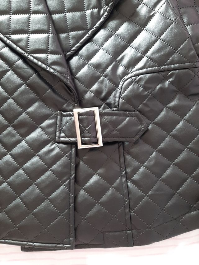 Cazadora polipiel forrada