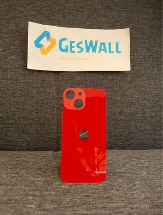 Cover posteriore in vetro rosso per iPhone 13 Mini