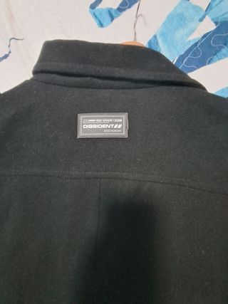 Chaqueta abrigo negra XL