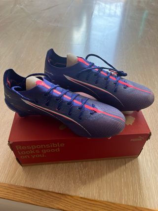 Botas de fútbol Puma Azules talla 38’5 y talla 39