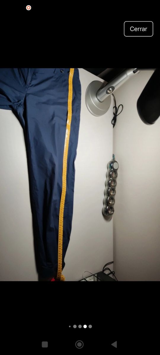 Pantalón G-Star mujer azul marino bombacho