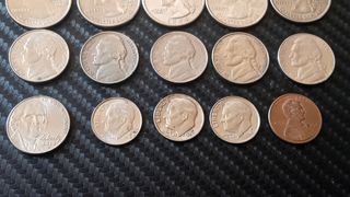 Lote de monedas USA