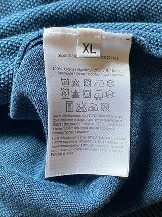 Gilet Uomo Cotone Gaudi Blu XL