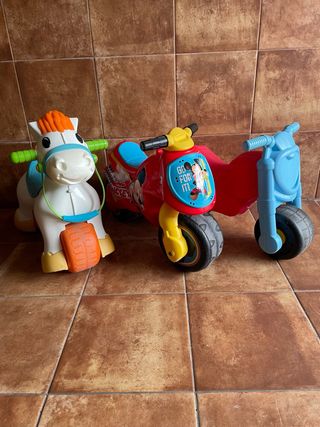 Lote 3 correpasillos niños/niñas 1-4 años