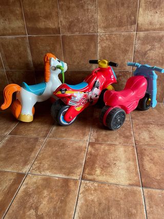 Lote 3 correpasillos niños/niñas 1-4 años