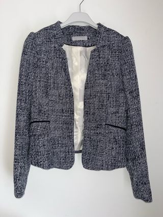 Chaqueta blazer H&M mujer tweed