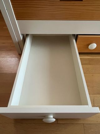 Cama nido con cajones madera y tela