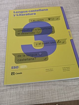 Lengua castellana y Literatura 3 ESO LOMLOE