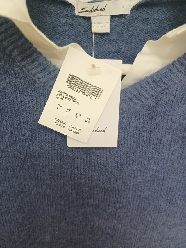 Jersey Subdued Azul Talla S