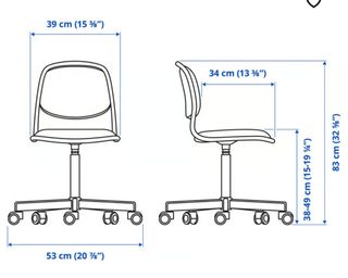 Silla infantil escritorio ikea