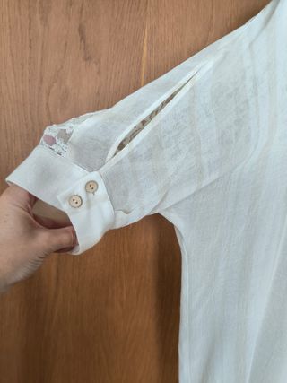 Camisola Ibicenca Paz Torras Blanca